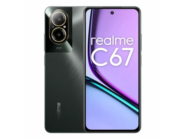realme C67 17,1 cm (6,72") Dual SIM Android 13 4G USB Type-C 6 GB 128 GB 5000 mAh Svart Sort