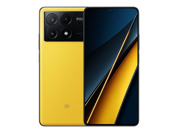 Xiaomi POCO X6 Pro - 5G smarttelefon - dobbelt-SIM - RAM 12 GB / Internminne 512 GB - OLED-display - 6.67" - 2712 x 1220 piksler (120 Hz) - 3x bakkam Gult