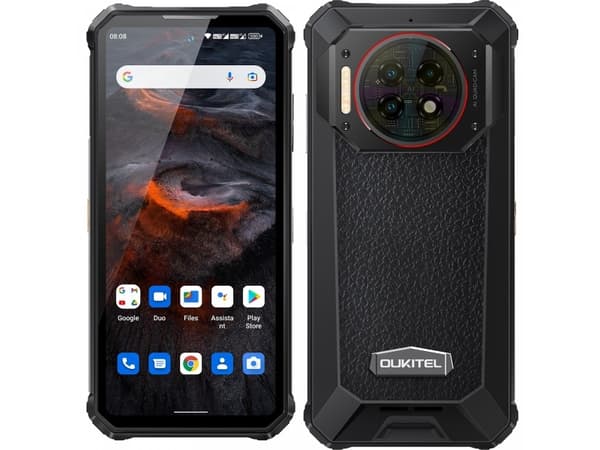 Oukitel WP19 Pro-telefon, 256/24 GB, svart