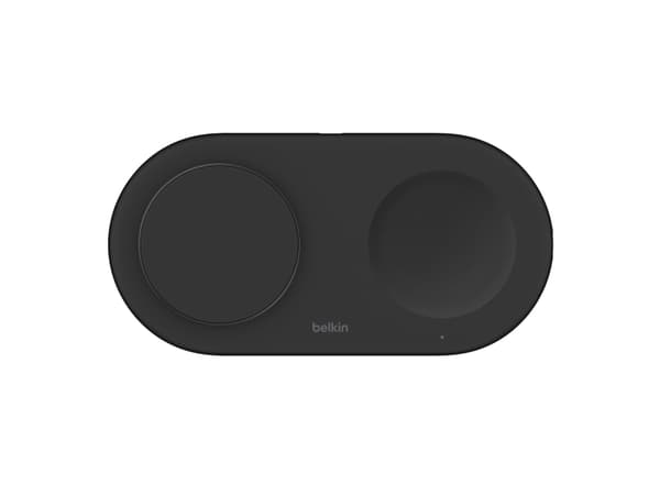 Belkin BoostCharge Pro 2-in-1 - Trådløs ladepute - magnetisk + AC-strømadapter - 15 watt - svart