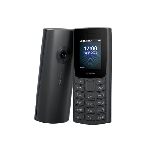 Nokia 110 4,57 cm (1,8") 79,6 g svart funktionstelefon (1GF019FPA2L07)