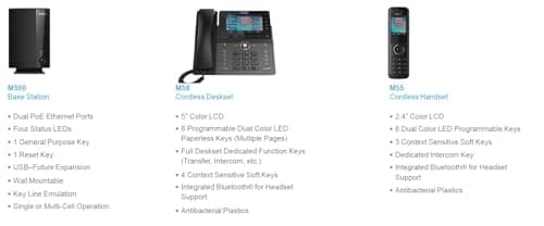 SNOM TECHNOLOGY M58 HÅNDSET EU (00004631)