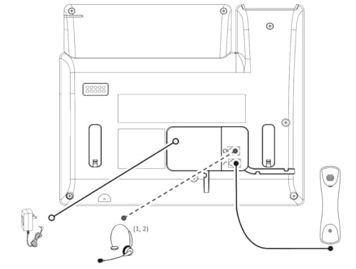 SNOM TECHNOLOGY M58 HÅNDSET EU (00004631)