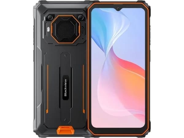 Blackview BV6200 Pro 4/128 GB smarttelefon Svart og oransje (BV6200Pro-OE/BV)