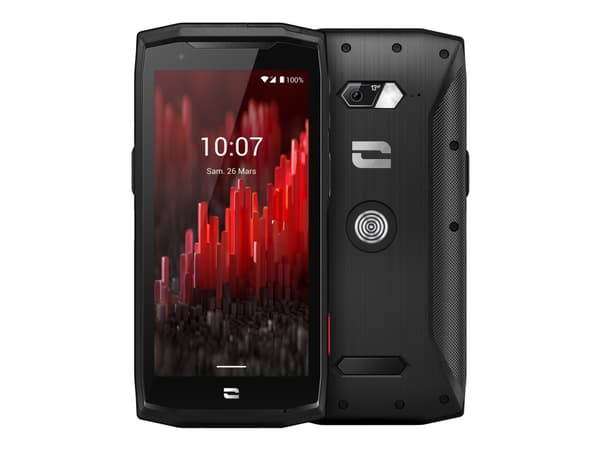 Crosscall Core M5 - 4G pekskärmsmobil - dual-SIM - RAM 4 GB / Internminne 64 GB - microSD slot - LCD-skärm - 4.95" - 960 x 480 pixlar - rear camera 1