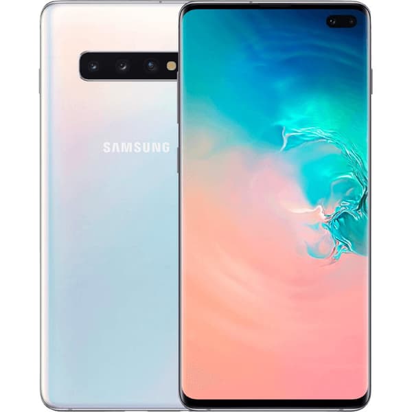 Galaxy S10+ Prism White 128 GB Klass B (refurbished) Vit