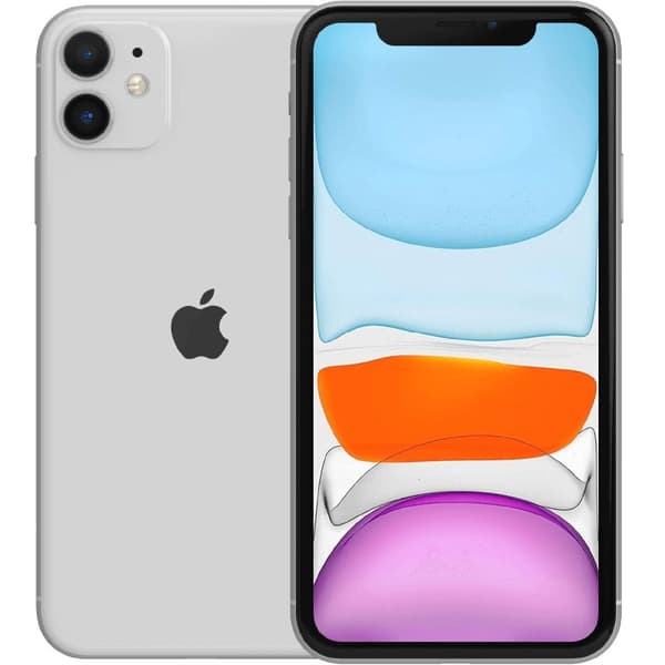 iPhone 11 White 128 GB Klass A 100% batteri (refurbished) Vit