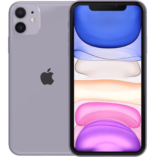 iPhone 11 Purple 64 GB Klass C 100% batteri (refurbished)