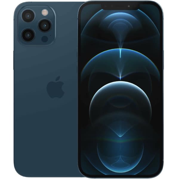 iPhone 12 Pro Max Pacific Blue 128 GB Klass A (refurbished) Blå