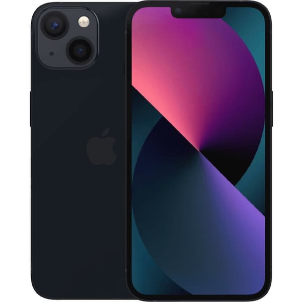 iPhone 13 Midnight 128 GB Klass B (refurbished) Svart