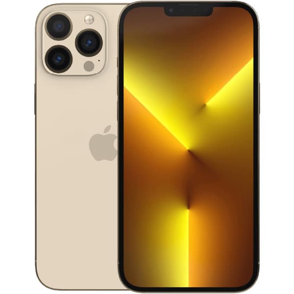 iPhone 13 Pro Max Gold 256 GB Klass C 100% batteri (refurbished) Guld