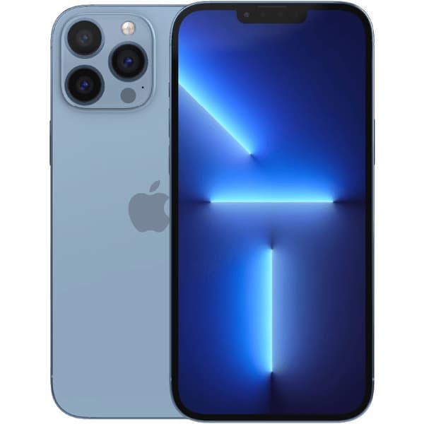 iPhone 13 Pro Max Sierra Blue 256 GB Klass B 100% batteri (refurbished) Blå
