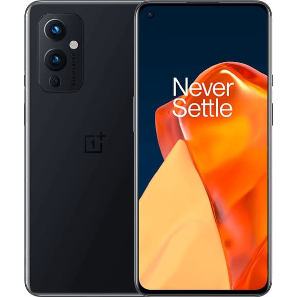 OnePlus 9 Astral Black 128 GB Klass B (refurbished)