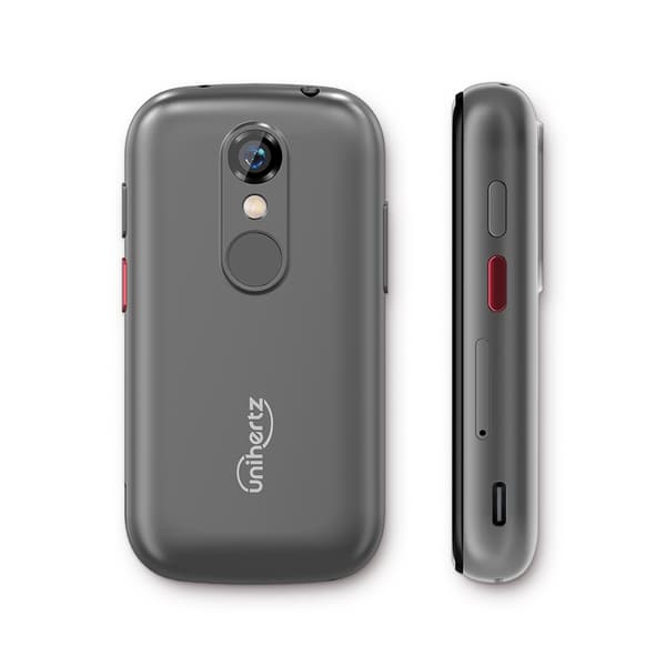 Mini Telefon, Ulåst Global Version, VoLTE Understøttet, Officiel Standard, Sølv, 64G