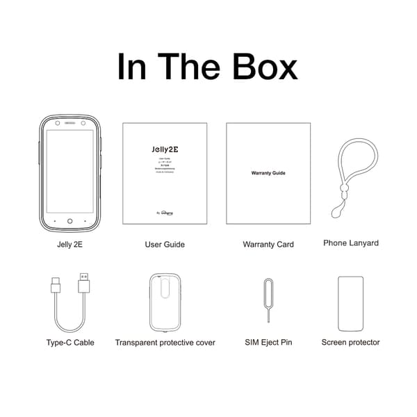 Mini Telefon, Ulåst Global Version, VoLTE Understøttet, Officiel Standard, Sølv, 64G