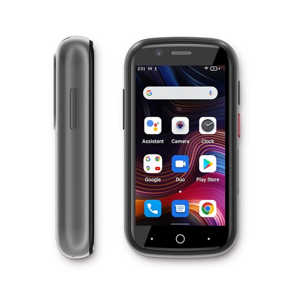 Mini Telefon, Ulåst Global Version, VoLTE Understøttet, Officiel Standard, Sølv, 64G