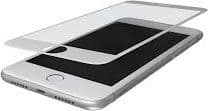 3MK HARDGLASSMAX PRIVACY IPHONE6 WHITE, Kirkas näytönsuoja, Apple, iPhone 6, Pölynkestävä, Naarmuuntumisenkestävä, Läpinäkyvä, Valkoinen, 1 kpl