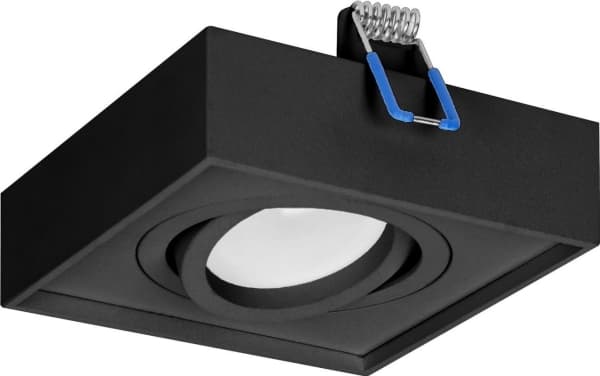 Orno SORMUS S dekorativ ramme for spotlight, MR16/GU10 max 50W, justerbar, firkantet, svart