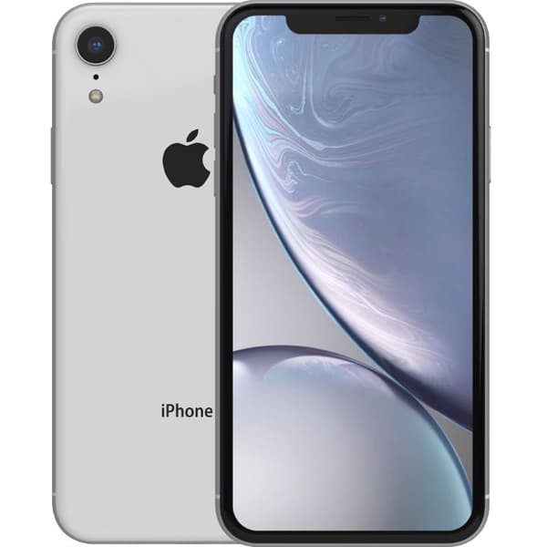 iPhone XR White 64 GB Klass B 100% batteri (refurbished)