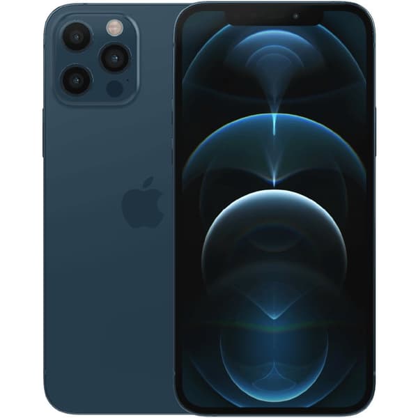 iPhone 12 Pro Pacific Blue 512 GB Klass B 100% batteri (refurbished) Blå