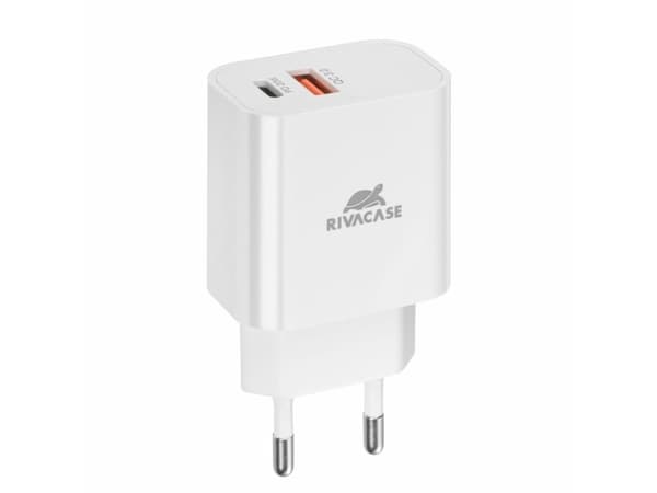 Rivacase PS4102WD4, Innendørs, AC, 1 m, Hvit