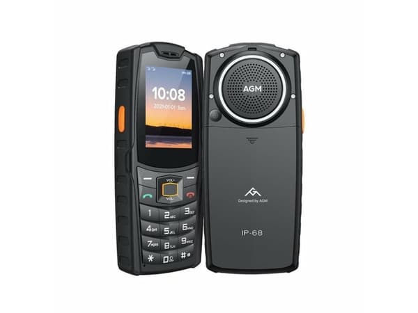 AGM M6, Bar, Dual SIM, 6.1 cm (2.4"), 0.3 MP, 2500 mAh, Black