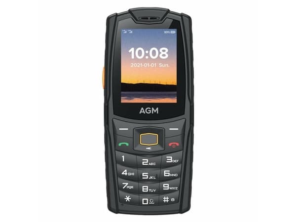 AGM M6, Bar, Dual SIM, 6.1 cm (2.4"), 0.3 MP, 2500 mAh, Black