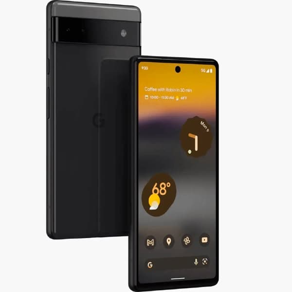 Pixel 6a Charcoal 128 GB Klass A (refurbished)