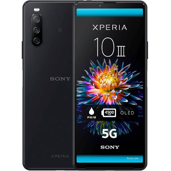 Xperia 10 III Black 128 GB Klass A (refurbished) Svart