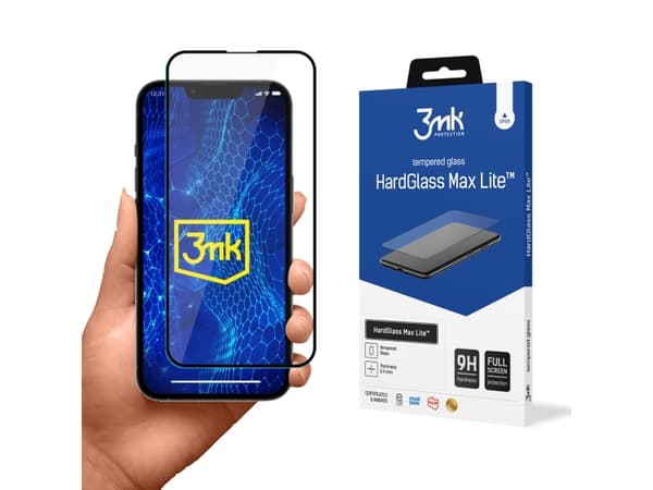 3MK karkaistu lasi iPhone 14 / 13 Pro / 13 9H 3mk HardGlass Lite -sarjasta
