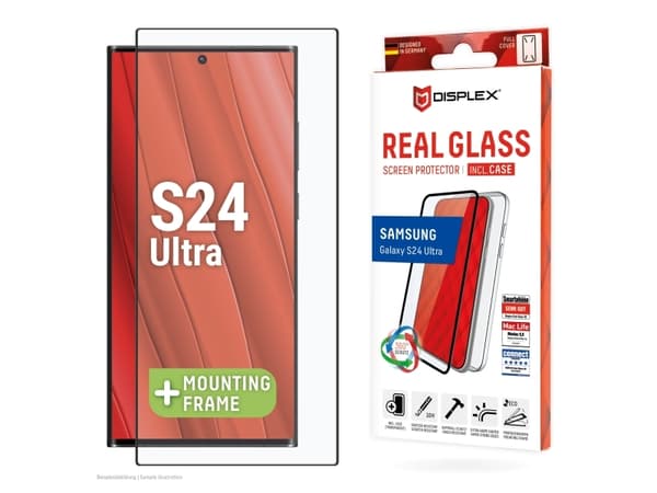 Displex 01910, Samsung, Galaxy S24 Ultra, Kuivakäyttö, Pölynkestävä, Iskunkestävä, Iskunkestävä, Naarmunkestävä, Iskunkestävä, Läpinäkyvä, 1 kpl