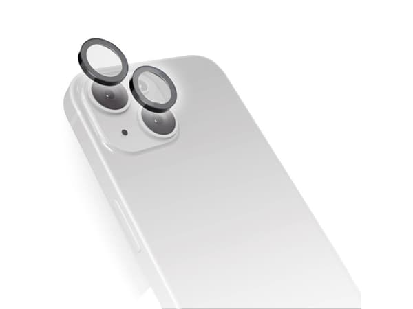 SBS TESINCAMGLIP15, Linsskydd, Svart, Glas, Silikon, Apple, iPhone 15/15 Plus, 15 g
