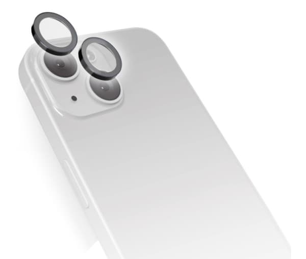 SBS TESINCAMGLIP15P, linsskydd, svart, glas, silikon, Apple, iPhone 15 Pro/15 Pro Max, 15 g