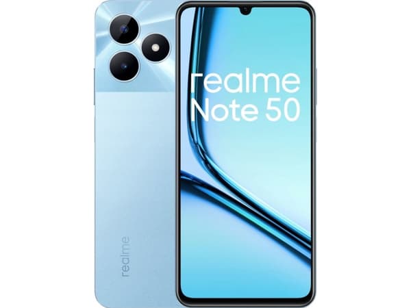 realme Note 50, 17,1 cm (6.74"), 3 GB, 64 GB, 13 MP, Android 13, Blå