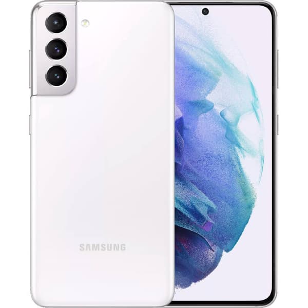 Galaxy S21 5G Phantom White 256 GB Klass B (refurbished) Vit