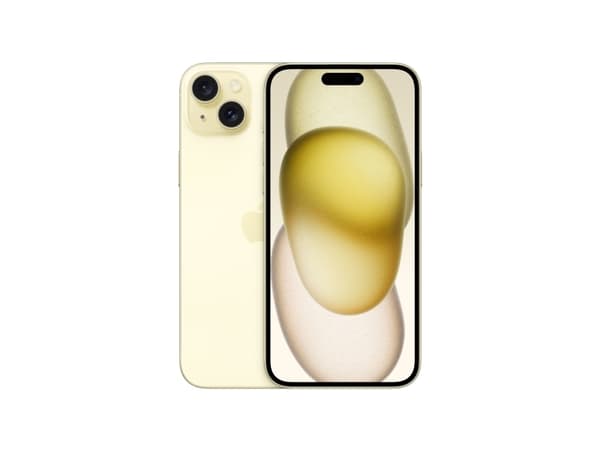 Apple iPhone 15 Plus , 17 cm (6.7"), 2796 x 1290 pixlar, 512 GB, 48 MP, iOS 17, Gul Gul