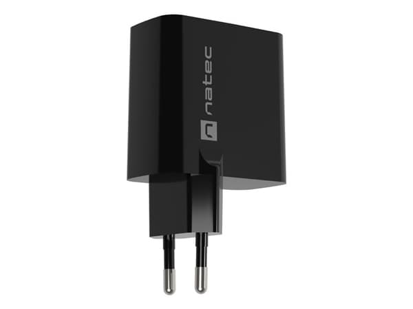 NATEC NUC-2143, Innendørs, AC, 20 V, Sort