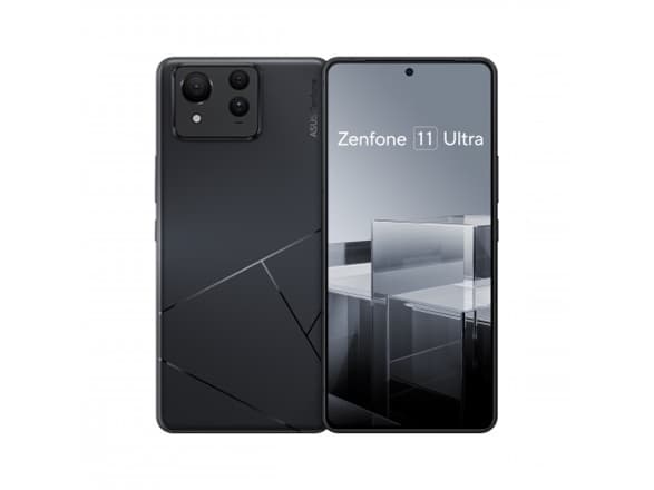 ASUS Zenfone 11 Ultra - 5G pekskärmsmobil - dual-SIM - RAM 16 GB / Internminne 512 GB - 6.78" - 2400 x 1080 pixlar 50 MP 32 MP - eternal black