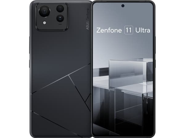 ASUS Zenfone 11 Ultra - 5G pekskärmsmobil - dual-SIM - RAM 12 GB / Internminne 256 GB - 6.78" - 2400 x 1080 pixlar 50 MP 32 MP - eternal black
