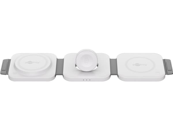 Goobay 65312, inomhus, USB, Trådlös laddning, 1 m, Vit