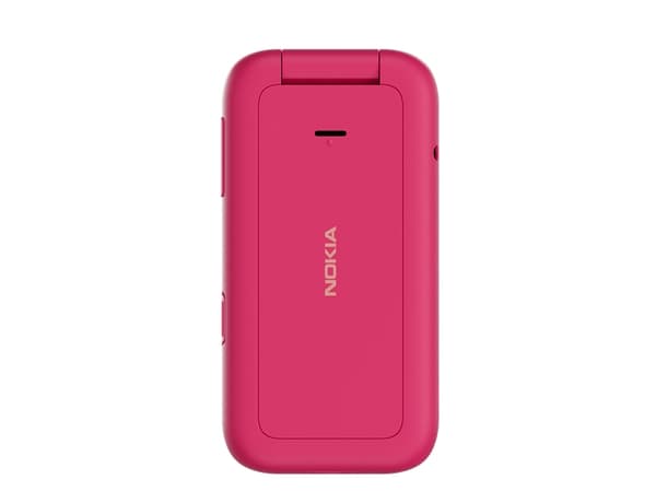 Nokia 2660 Flip - 4G funksjonstelefon - dobbelt-SIM - RAM 48 MB / Internminne 128 MB - microSD slot - rear camera 0,3 MP - pop-rosa