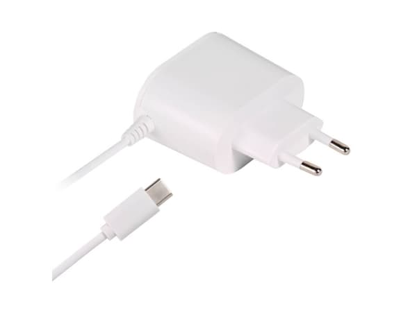 Vivanco Fast Charger Set, Innendørs, AC, 5 V, 2,4 A, 1 m, Hvit Hvit
