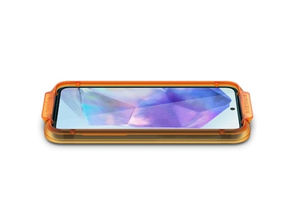 Spigen GLAS.tR AlignMaster, Samsung, Galaxy A55 5G (2024), naarmuuntumaton, läpinäkyvä, 2 kpl
