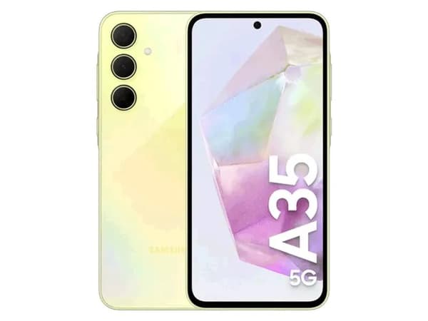 Samsung Galaxy A35 5G , 16.8 cm (6.6"), 6 GB, 128 GB, 50 MP, Android 14, Yellow Keltainen