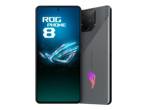 ASUS ROG Phone 8 - 5G pekskärmsmobil - dual-SIM - RAM 12 GB / Internminne 256 GB - flexibel AMOLED - 6.78" - 2448 x 1080 pixlar (165 Hz) - 3 st. bakr