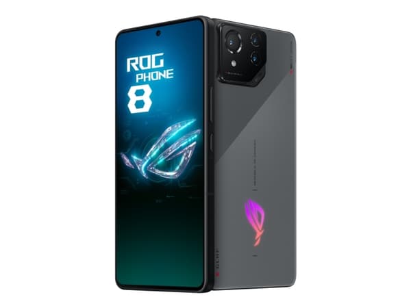 ASUS ROG Phone 8 - 5G pekskärmsmobil - dual-SIM - RAM 12 GB / Internminne 256 GB - flexibel AMOLED - 6.78" - 2448 x 1080 pixlar (165 Hz) - 3 st. bakr