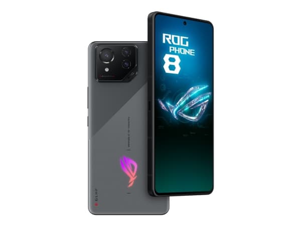 ASUS ROG Phone 8 - 5G pekskärmsmobil - dual-SIM - RAM 12 GB / Internminne 256 GB - flexibel AMOLED - 6.78" - 2448 x 1080 pixlar (165 Hz) - 3 st. bakr