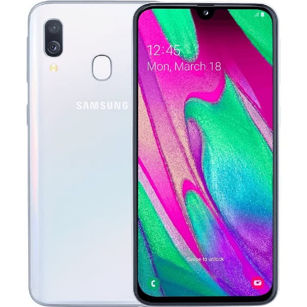 Galaxy A40 White 64 GB Klass B (refurbished)