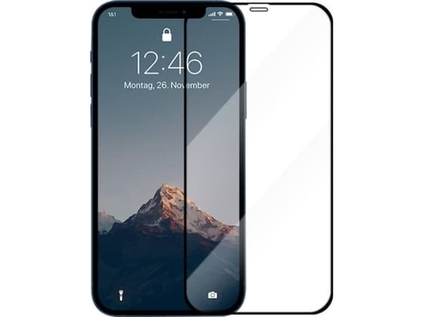 Woodcessories Panzerglas, Apple, iPhone 12/12 Pro, Naarmuuntumisenkestävä, Läpinäkyvä, 1 kpl
