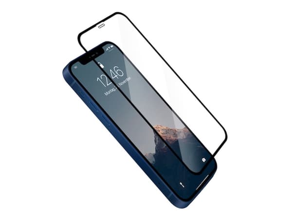 Woodcessories Panzerglas, Apple, iPhone 12/12 Pro, Naarmuuntumisenkestävä, Läpinäkyvä, 1 kpl